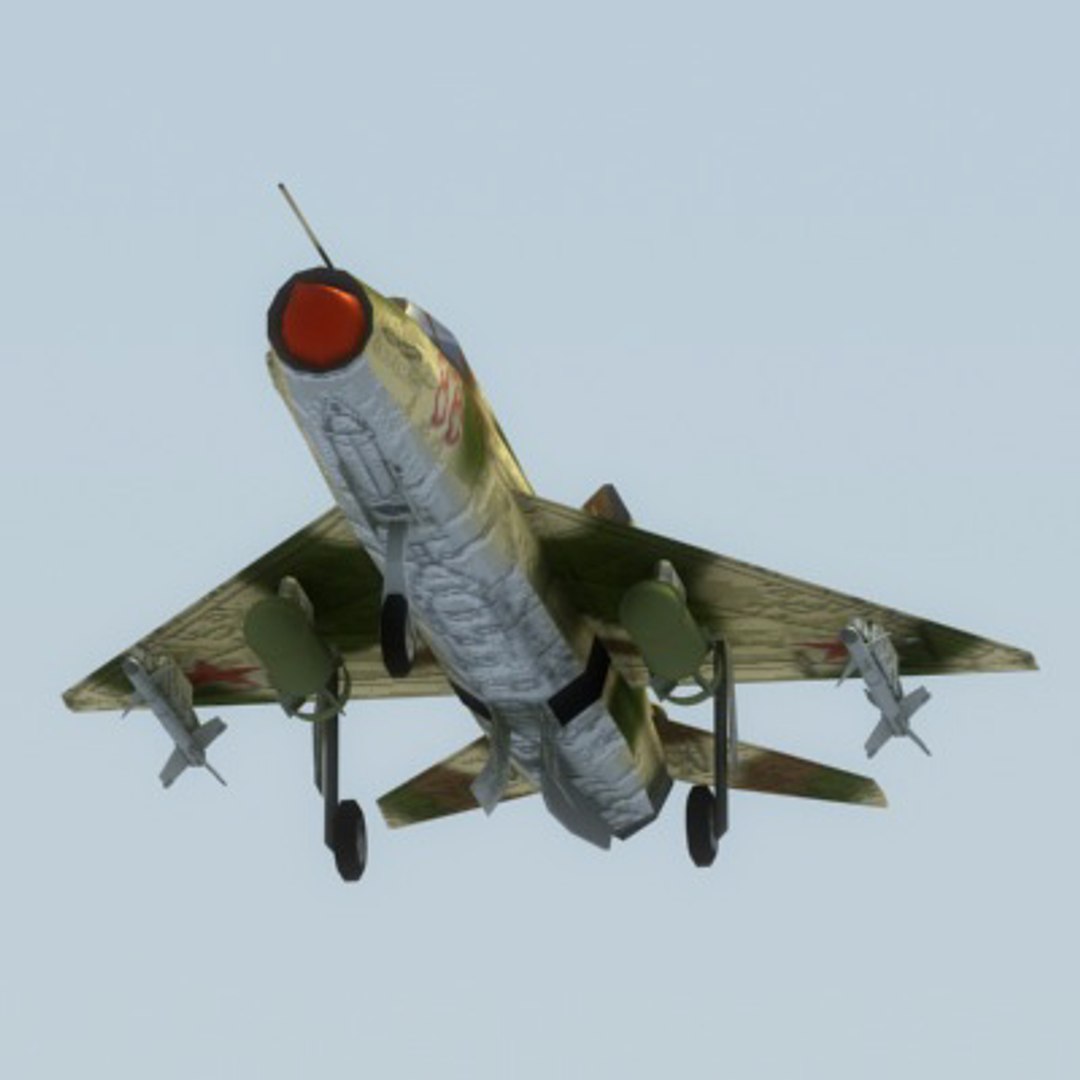 3d Soviet Fishbed Model