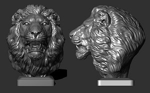 Lion Statue STL Models for Download | TurboSquid