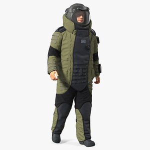 EOD 10 Bomb Suit Rigged