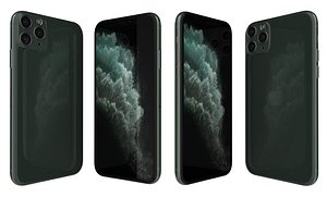 apple iphone 11 pro 3D model