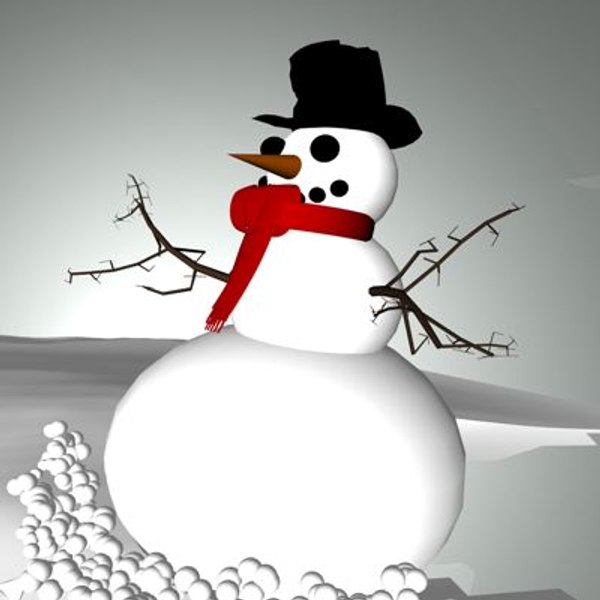 snowman23D模型 - TurboSquid 273184