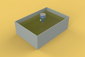 FISH FEEDER CENTRIFUGAL SPREADER ROTARY AUTOMATIC 3D model