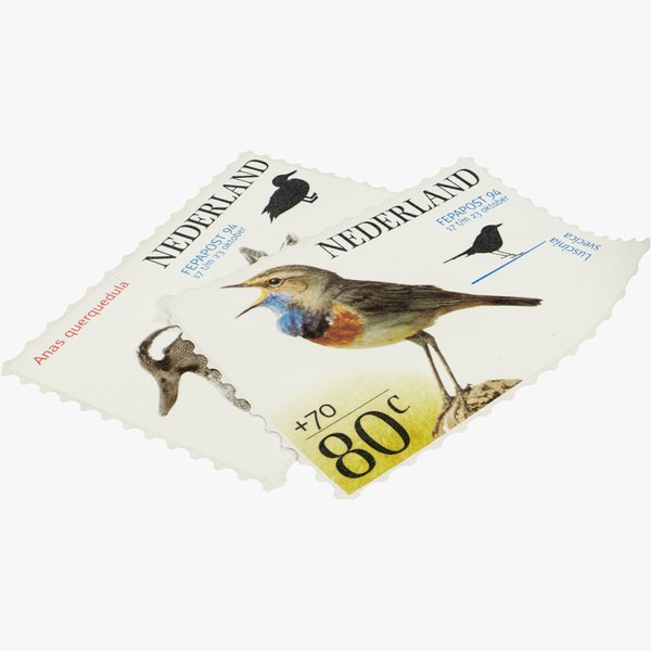 postage stamps 3D model