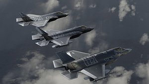 3D F35 Collection model