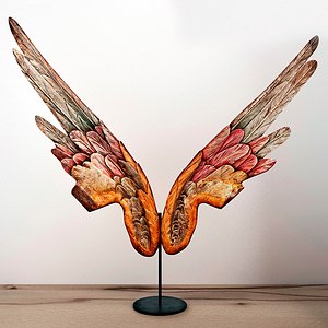 large pair angels wings model