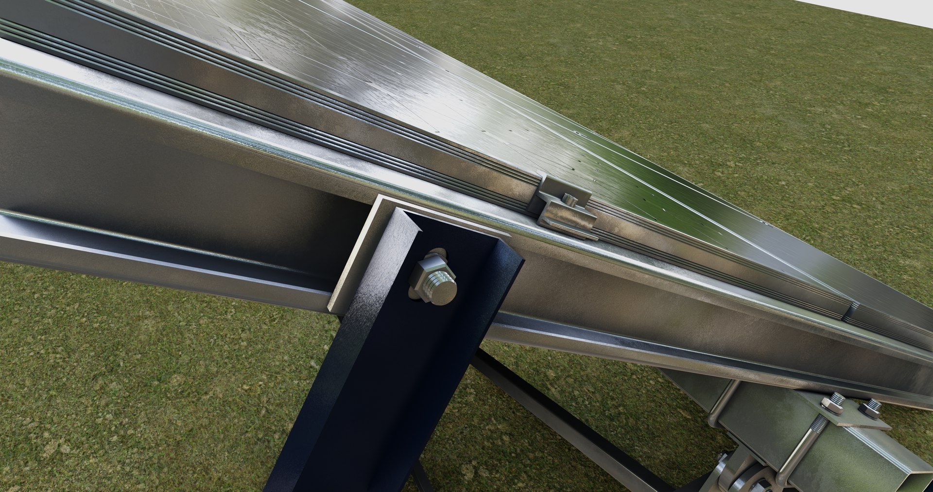 3D Manual Tracker Solar Energy Structure Type-1 - TurboSquid 2221172