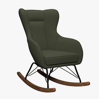 Novogratz Harper Wingback Rocker