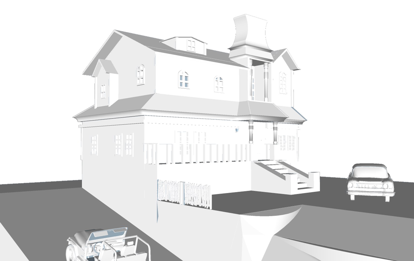 Hubie Marsten House Salem S Lot 3D TurboSquid 2084072