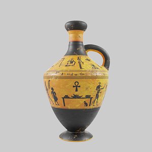 Ancient Antique Pottery Egyptian Old Vase