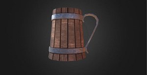 medieval mug 3D model