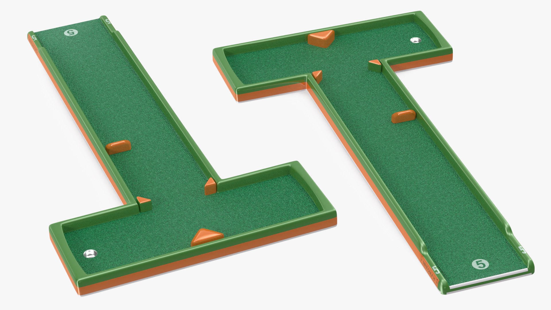 Minigolf 35 Portable Course Hole 5 3D model preview