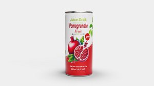 Pomegranate Juice Drink 3D