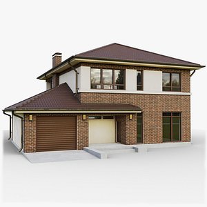 gameready cottage 4 3D model