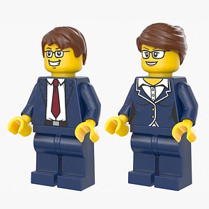Lego Minifig Male and Female 4 Collection