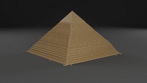 Low Poly Pyramid model