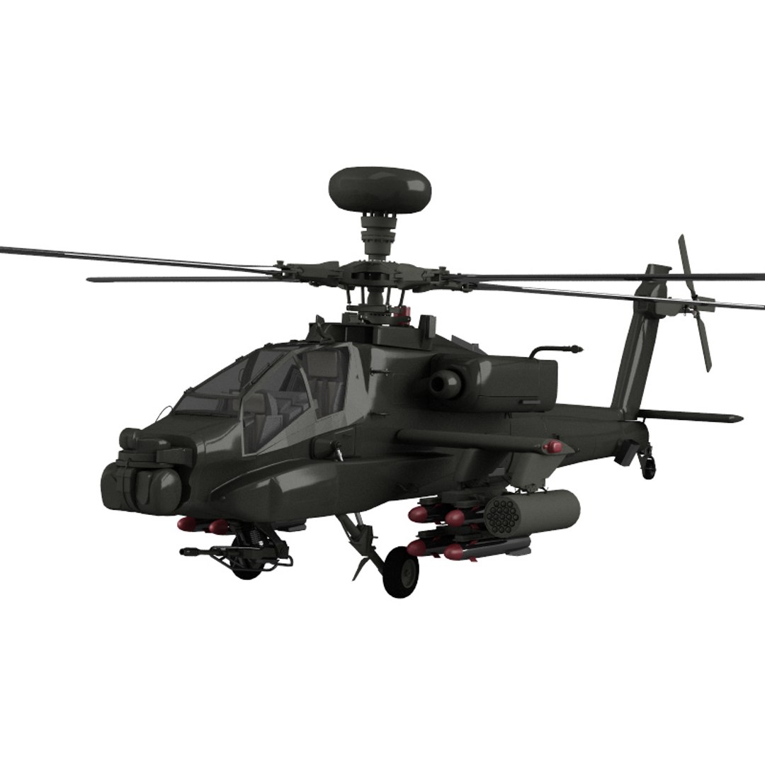 3d Model Apache Helicopter