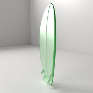 surfboard board surf 3d 3ds