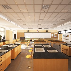 Laboratory Classroom 3D model