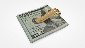 3D Money Clip model