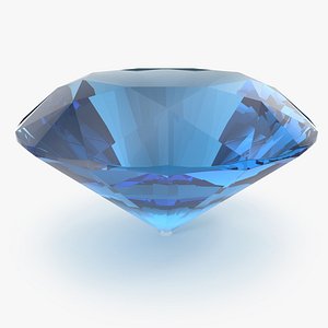 Round Brilliant Cut Blue Topaz