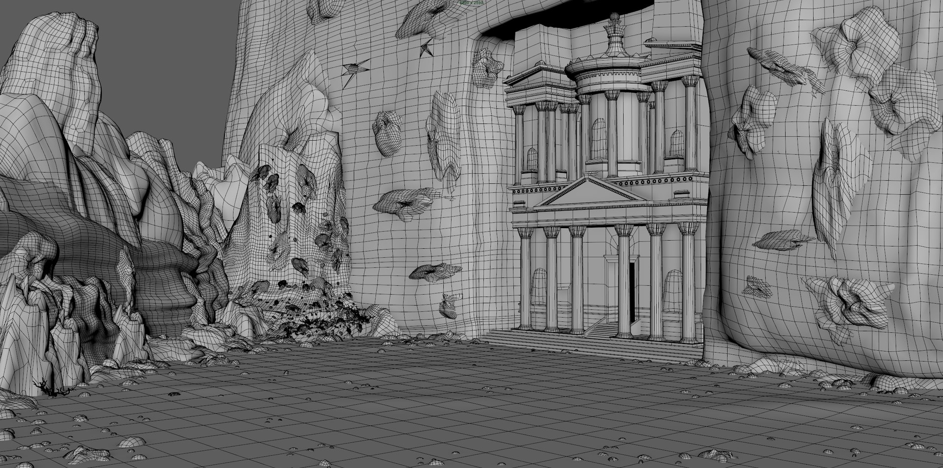 Historic Petra Jordan 3D Model TurboSquid 1308486