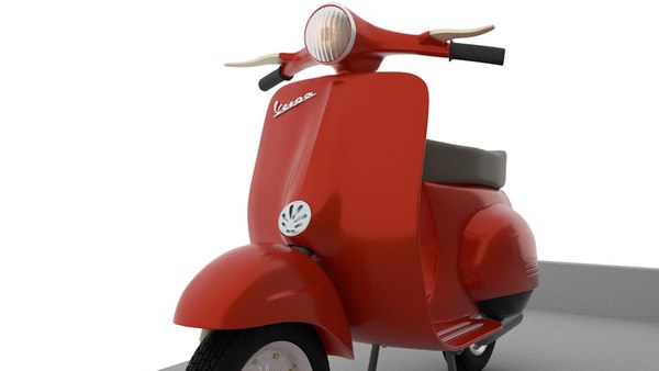 3D Vespa scooter