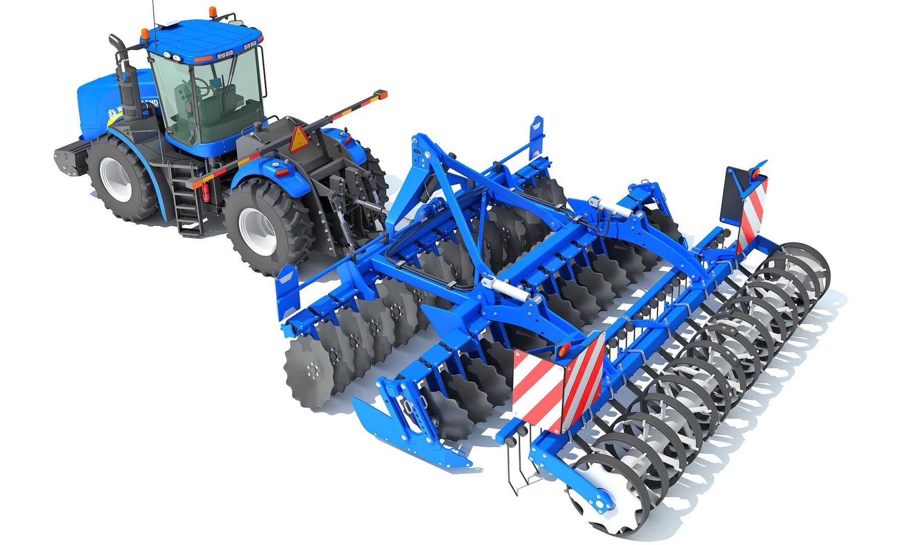 New Holland Tractor Seed 3D - TurboSquid 1456249