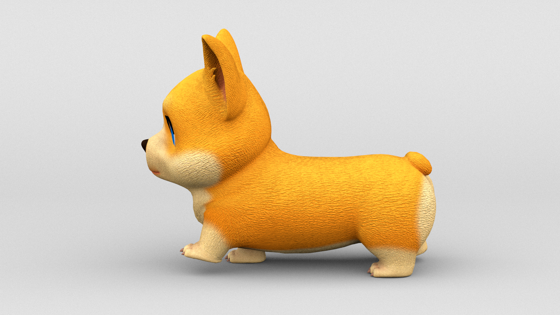 modelo 3d Perro Corgi aparejado - TurboSquid 2310887