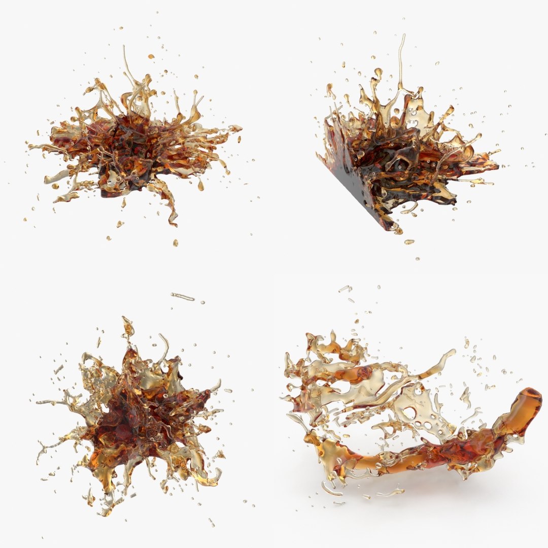 3D Model Soda Splash Bundle 06 - TurboSquid 1915931