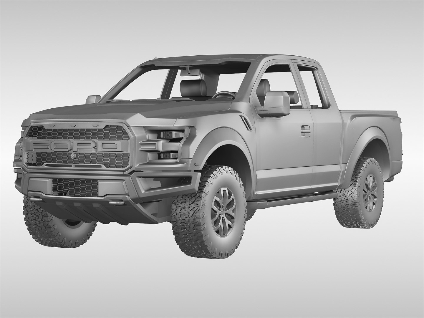 3d model f150 raptor 2017