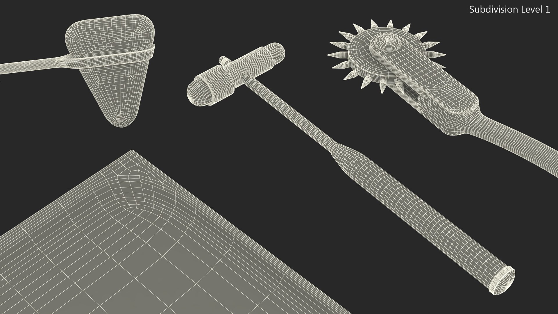 Neurological Tools on Metal Tray 3D https://p.turbosquid.com/ts-thumb/hn/HPrBqv/oQ/neurological_tools_on_metal_tray_016/jpg/1749243356/1920x1080/fit_q87/143ba92afbf97210deebcc404774e1679619c910/neurological_tools_on_metal_tray_016.jpg
