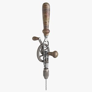 3d photoreal hand drill tools