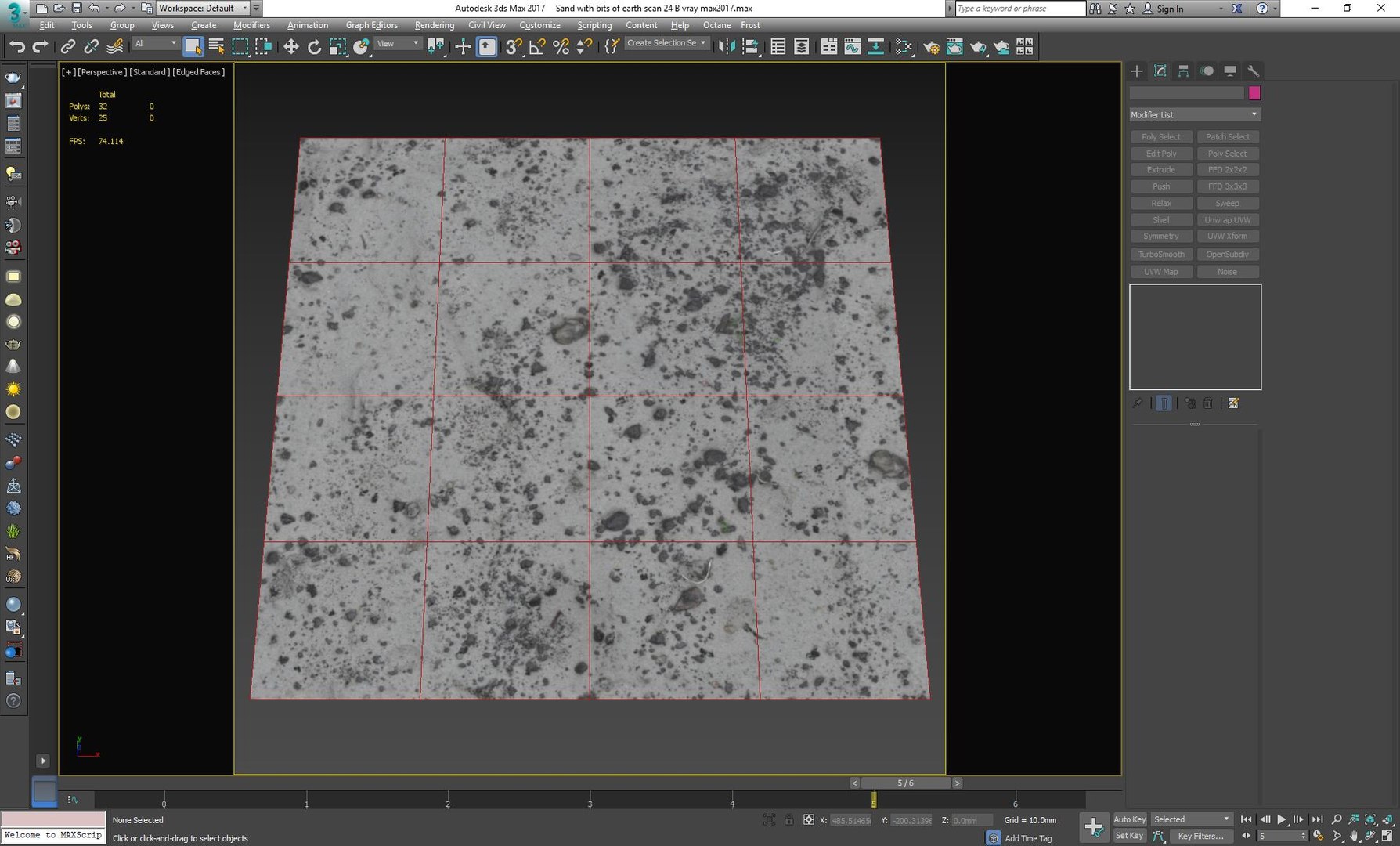 3D Tiled Scanned Sand Bits Model - TurboSquid 1380155
