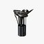 Modern Stainless Steel Kitchen Utensils Set with Holder