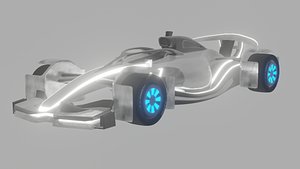 SCI FI Formula 1 Car | Silver