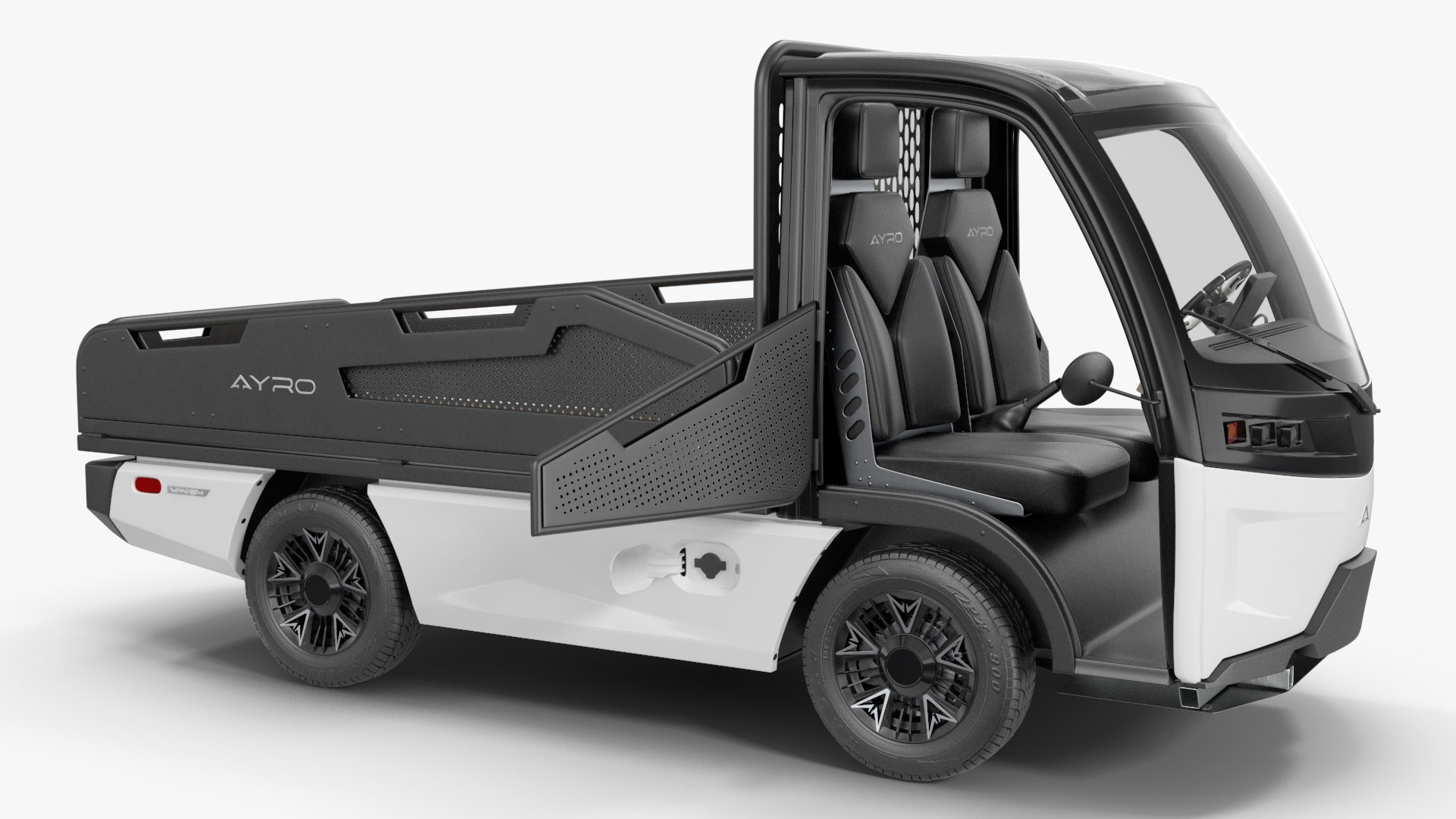 AYRO Vanish Electric Mini Truck Pickup Bed Rigged for Maya 3D model preview