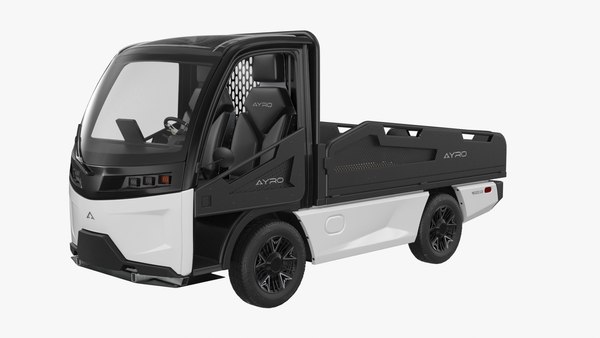 modelo 3d AYRO Vanish Mini camioneta eléctrica con plataforma equipada ...