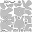 Rhino - personaje de dibujos animados manipulado para licuadora Low-poly