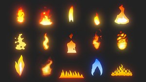 2d Fire Shader Tools Blender
