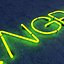 Insegna al neon del fruttivendolo