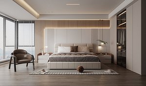 3D Modern bedroom