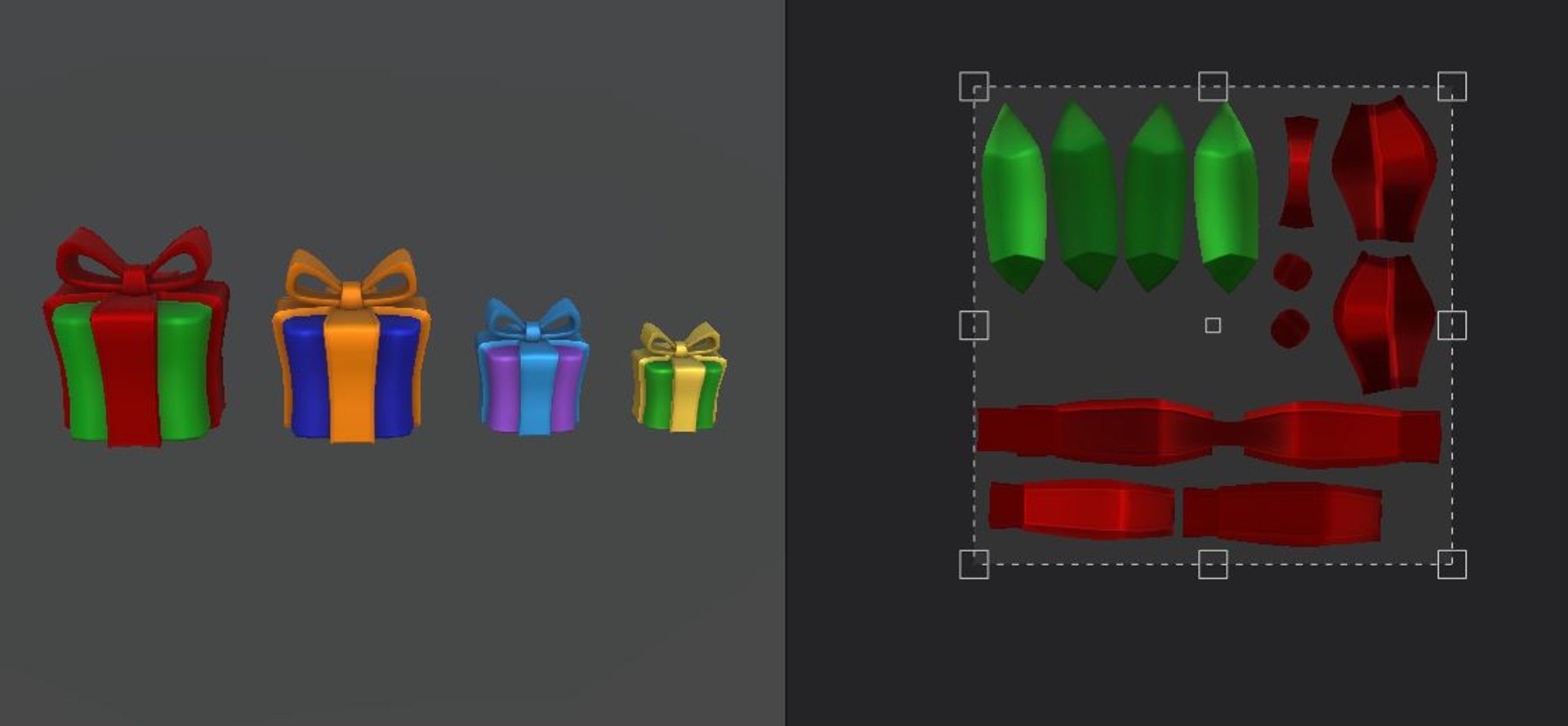 3D gift ribbon holiday model - TurboSquid 1631682