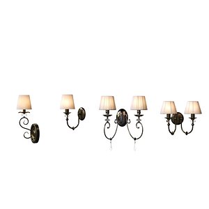 3D Wall Light 04