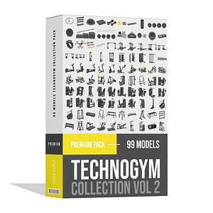 Technogym Collection V2 99 Models Premium Pack with PRB Texture