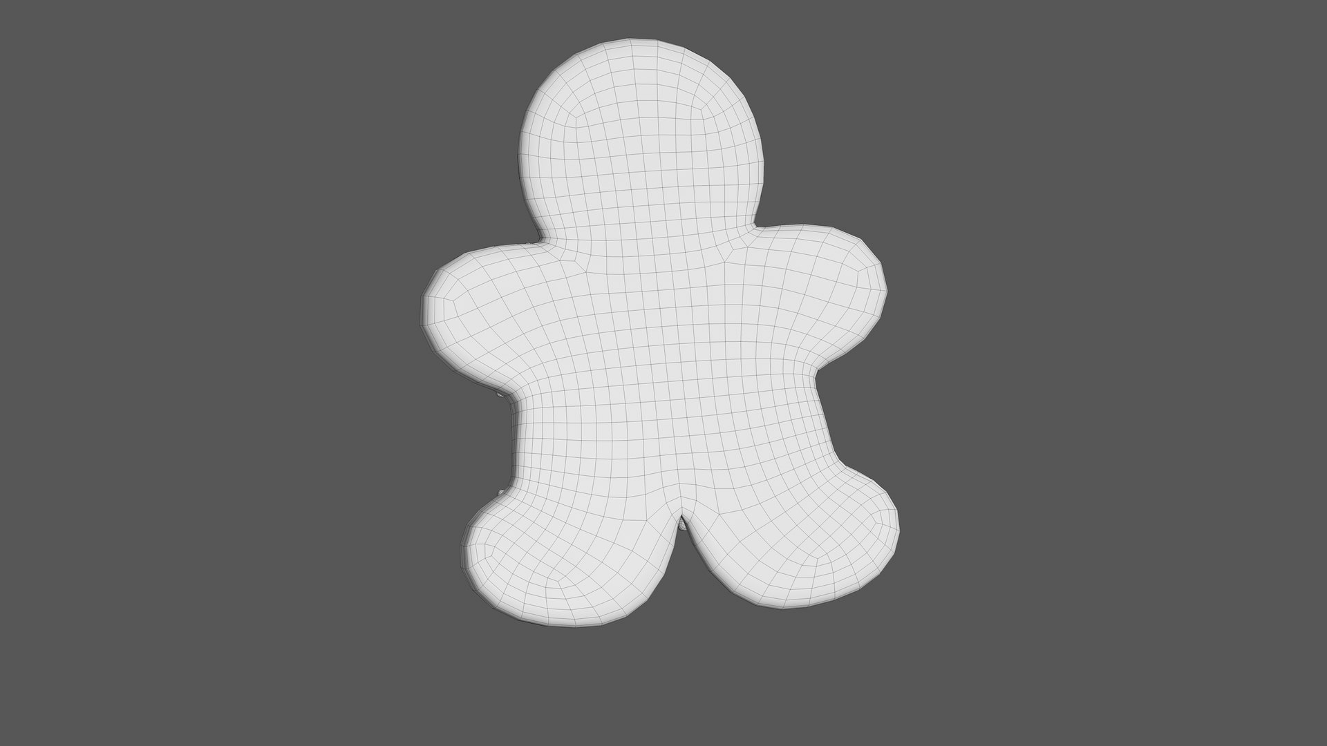 3D Christmas Gingerbread Man Cookie Model - TurboSquid 2168360