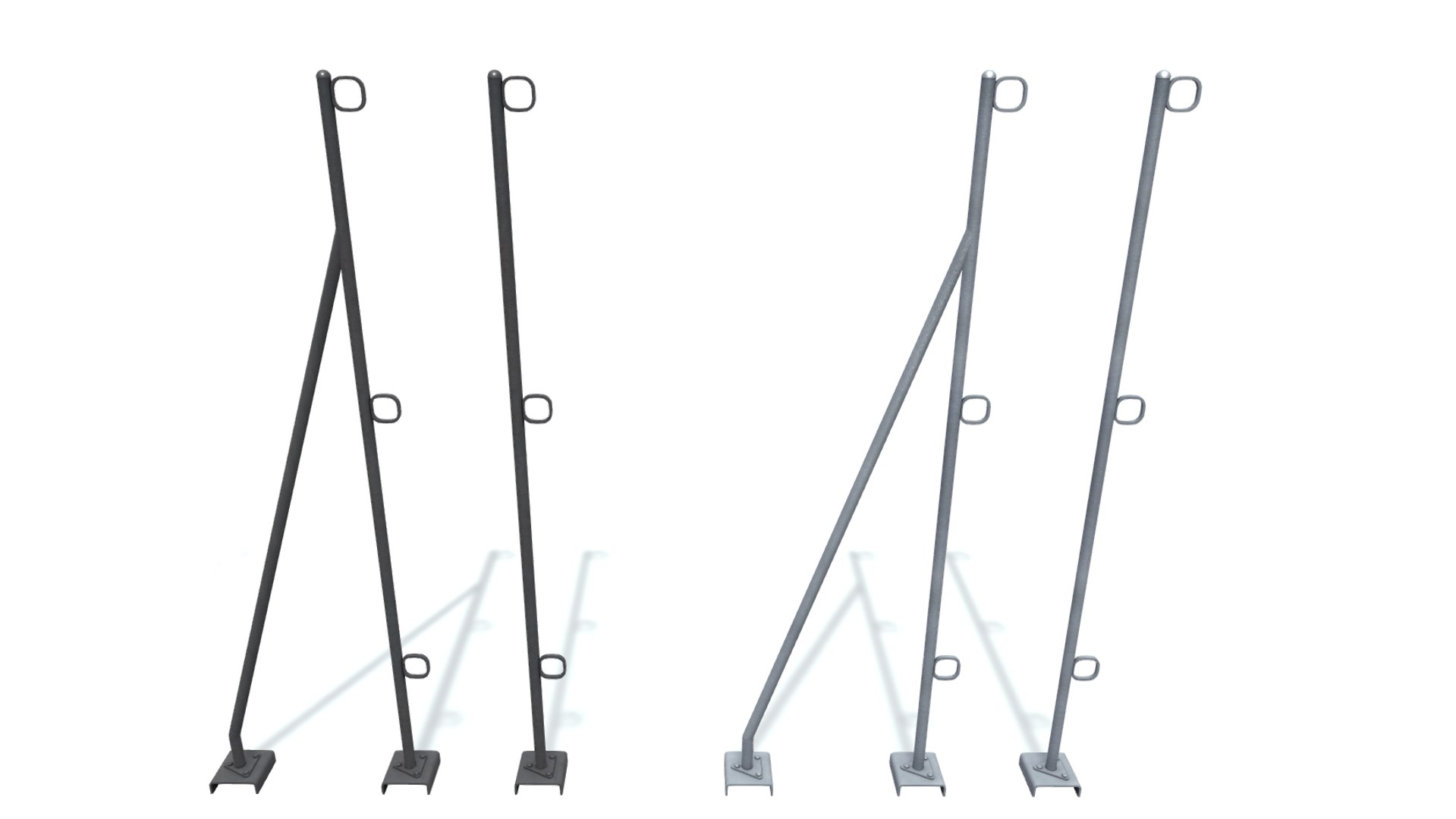 Rail Stanchion F 3D Model - TurboSquid 1515674