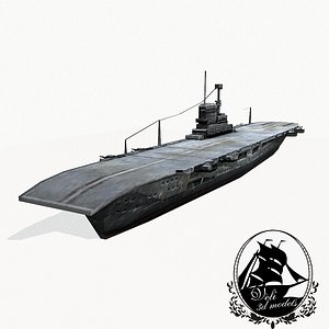 ark royal aircraft carrier 3d model