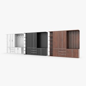 3D cloakroom cloakroo model