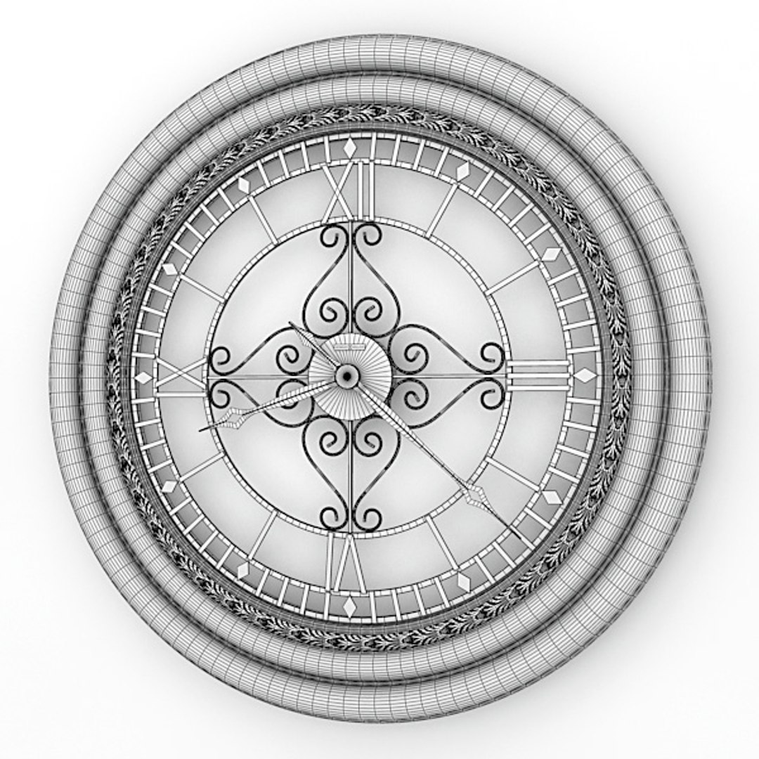 3d model of analog decorative wall clock https://p.turbosquid.com/ts-thumb/hn/oAeoYD/QmdeK9jF/07_07/jpg/1320931427/1920x1080/fit_q87/ddab58a9ebe28d8eb129cdc7a980c327729e39e3/07_07.jpg