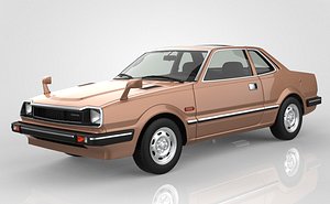 3D model Honda Prelude 1980